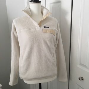 Patagonia re tool pullover in ivory size S